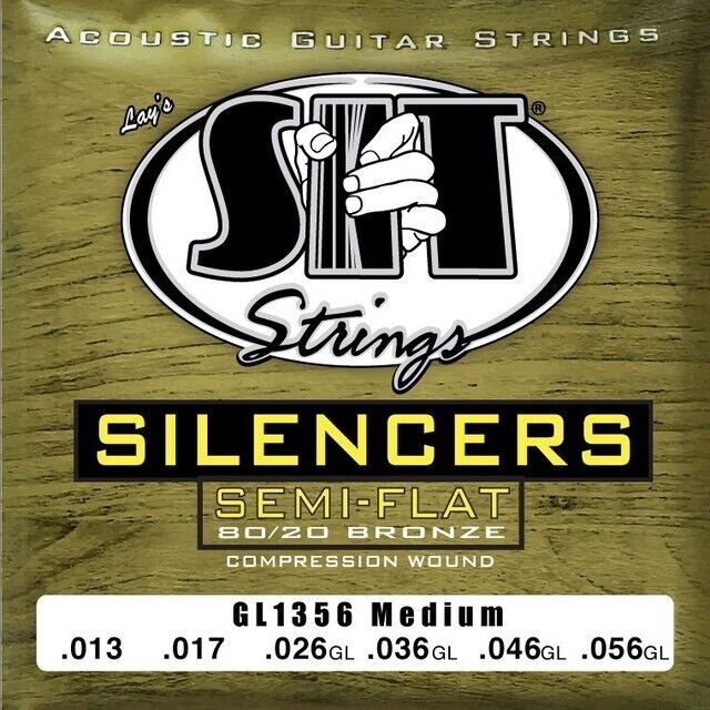 SIT Silencers for Acoustic Guitar GL-1356: Medium 13-56