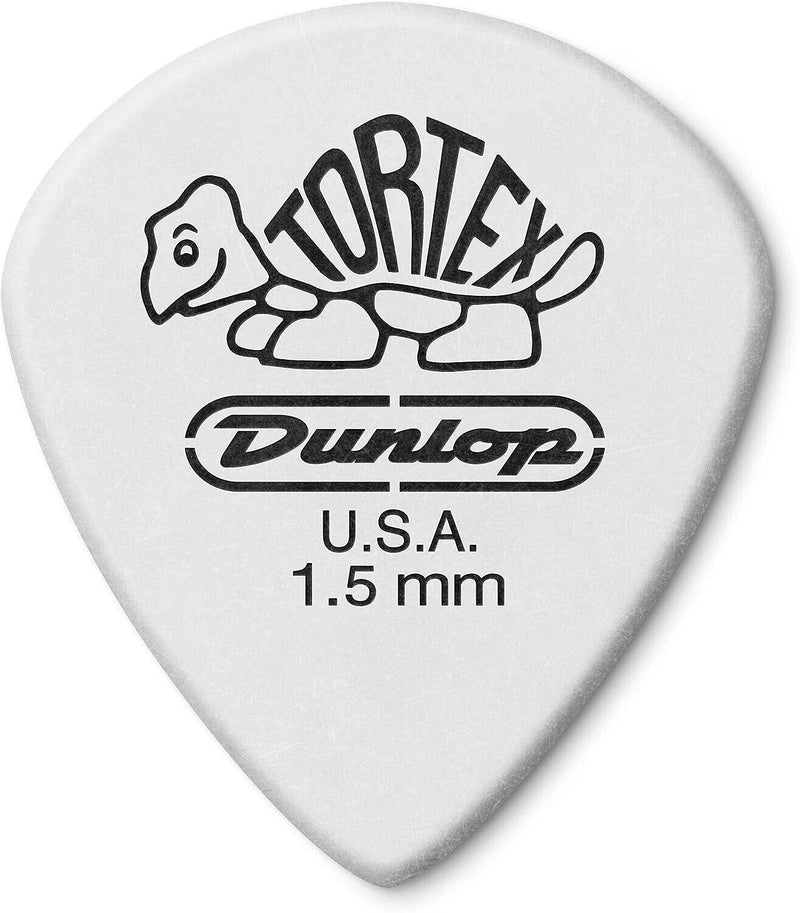 6 Dunlop Tortex Jazz III XL Flat Picks 1.50mm