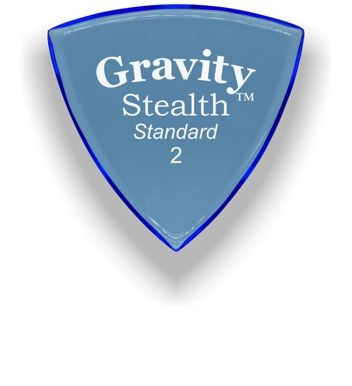 Gravity Stealth Master Finish Guitar Pick 2.0mm