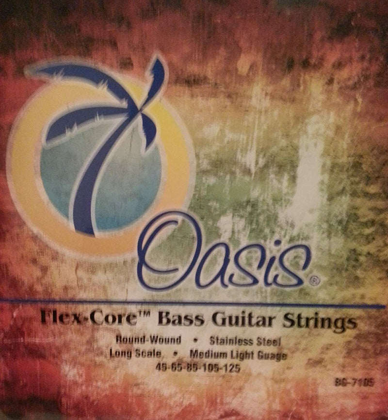 Oasis Flex-Core 5 String Bass Strings Stainless Steel BG-7105