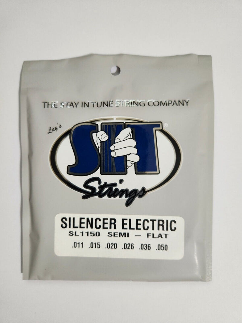 SIT Silencer Semi-Flat Electric Guitar Strings .011 - .050