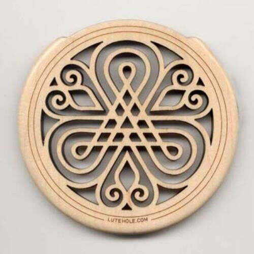 Lute Hole Soundhole Cover Number 2 Maple