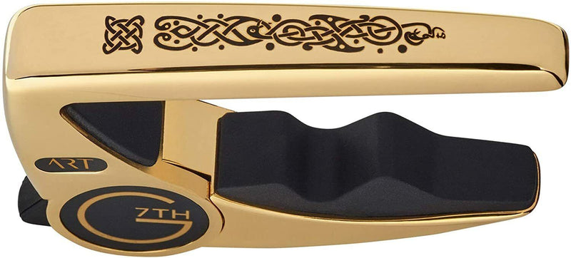G7th Performance 3 Steel-string Capo Celtic Special-Edition 18Kt Gold Plate