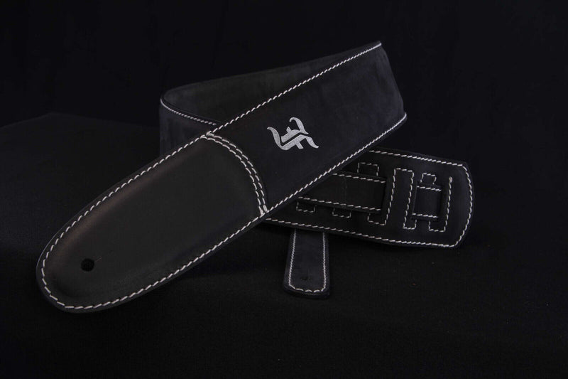 Furch Luxury Leather Guitar Strap - Black
