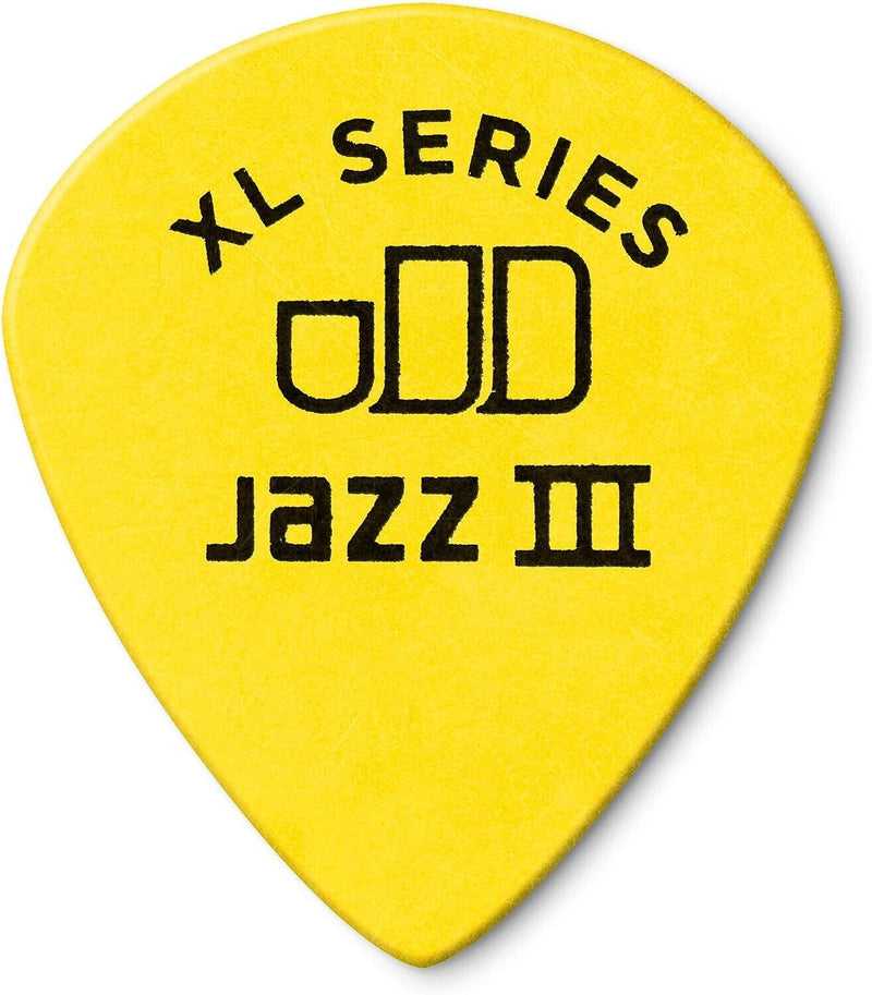 6 Dunlop Tortex Jazz III XL Flat Picks .73mm