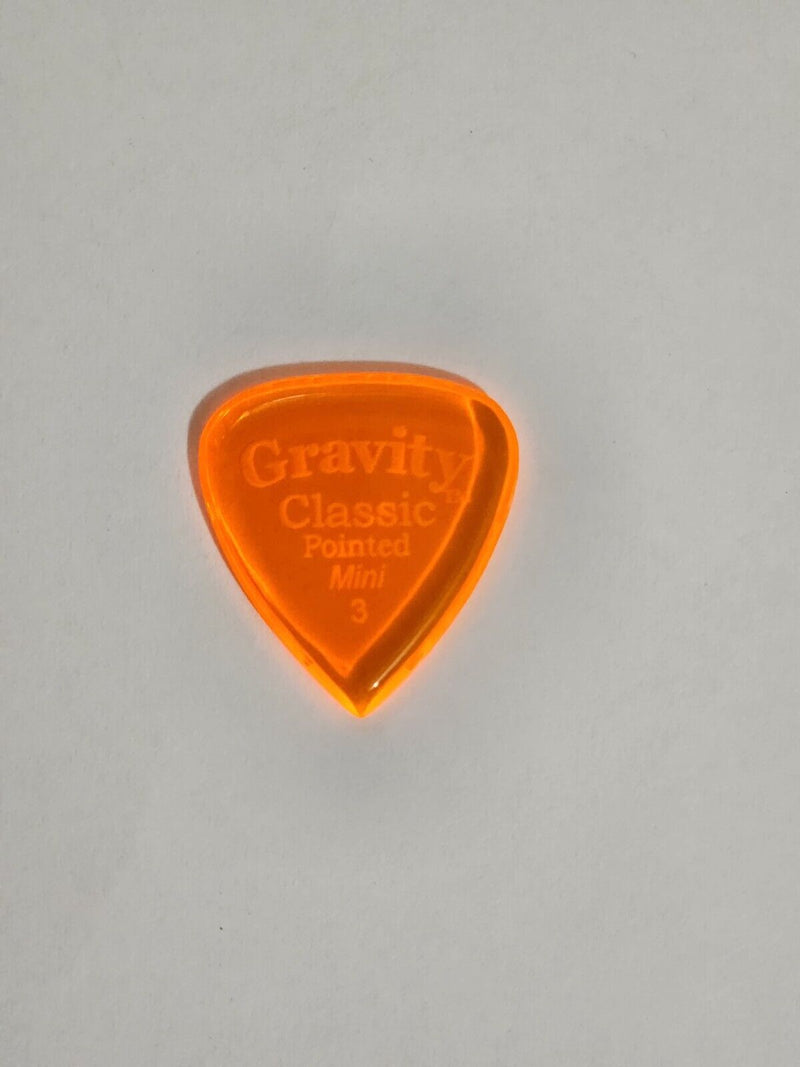 Gravity Classic Pointed Mini 3.0mm Guitar Pick