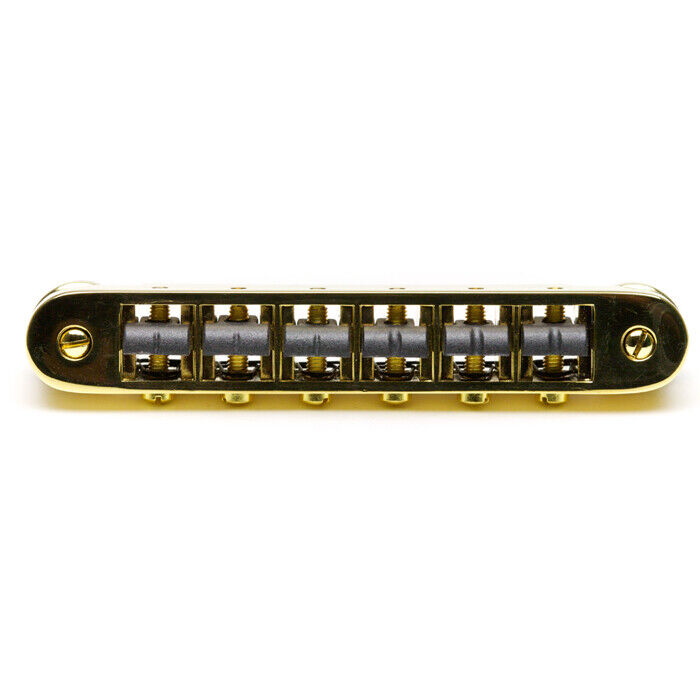 Graph Tech Resomax Nv2 4mm Tune-O-Matic Bridge Stringsaver Saddles Gold PS-8843