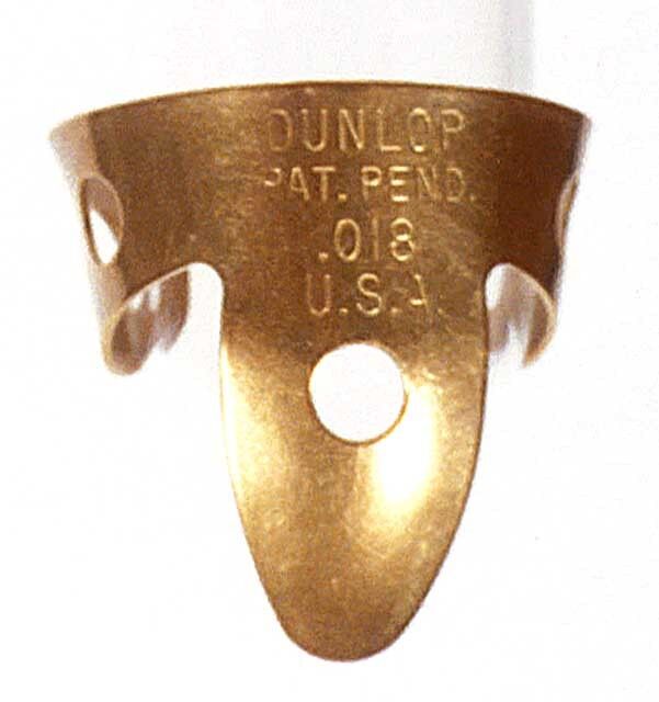 2-Pack of Dunlop Brass Fingerpicks - .018"