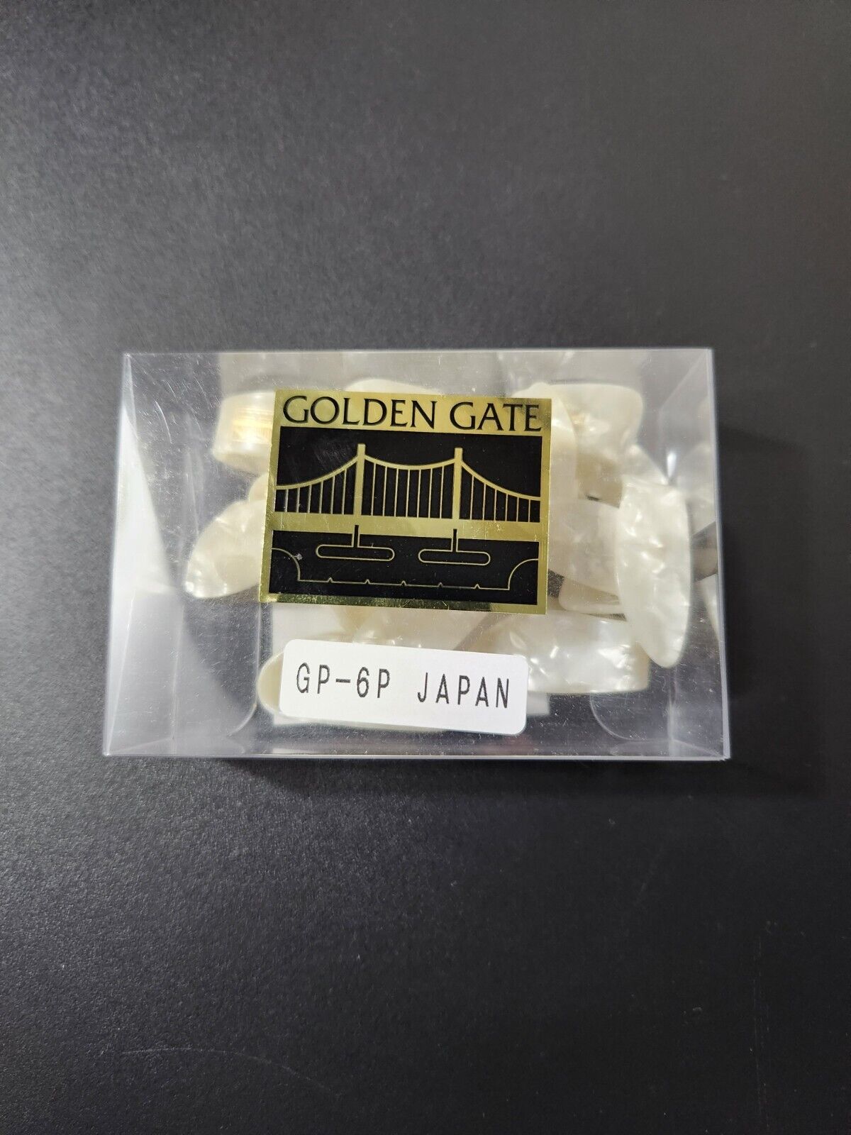 Golden Gate GP-8 Plettri Per Pollice Extra Pesanti In Perla - Confezione Da 3