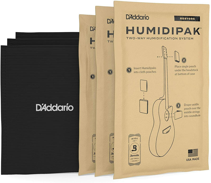 D'Addario Humidipak Maintain Two-Way Humidification System PW-HPK-01