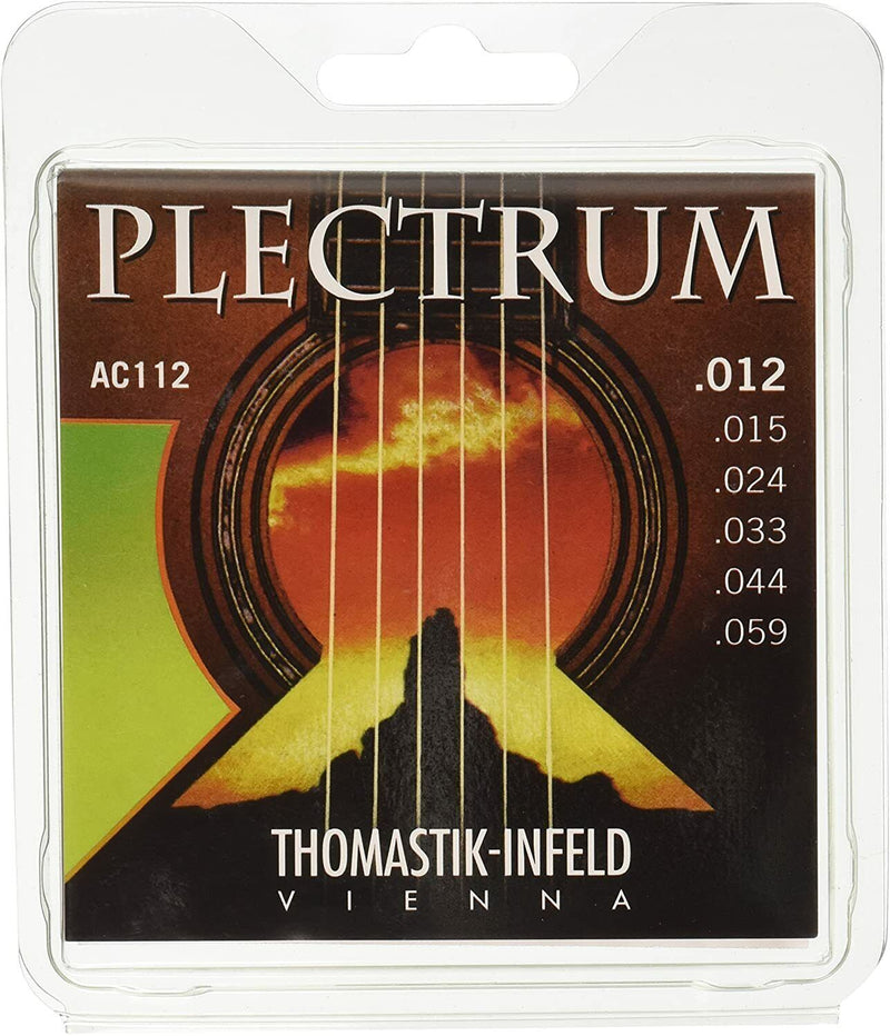 2-Sets Thomastik-Infeld AC112 Plectrum Bronze 12-59 Acoustic Guitar Strings