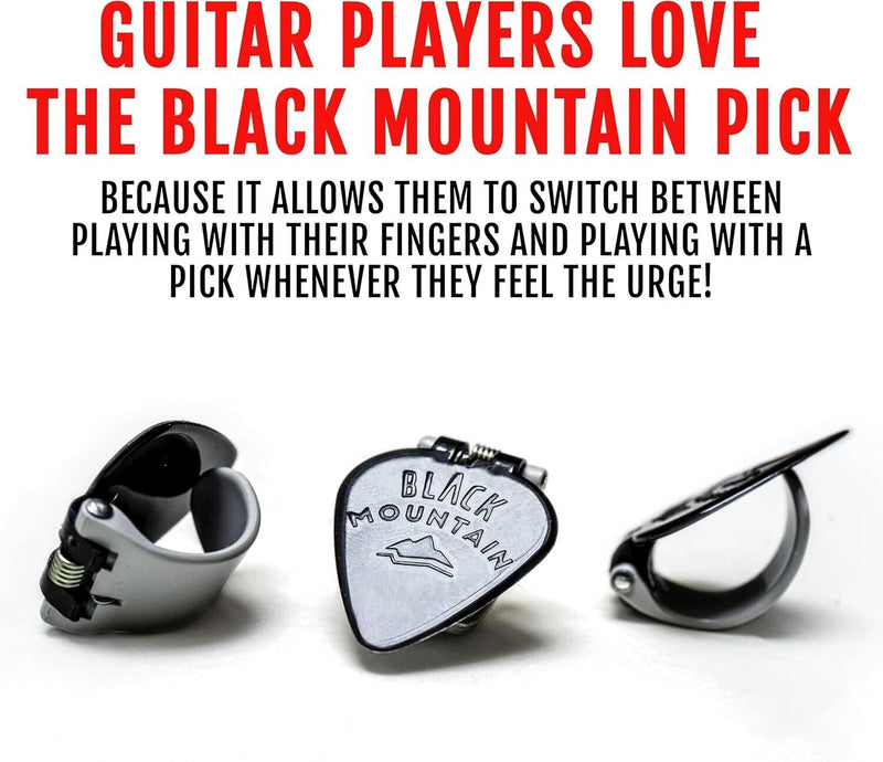 NEW Black Mountain Thumb Picks SET OF 3 - MEDIUM GAUGE