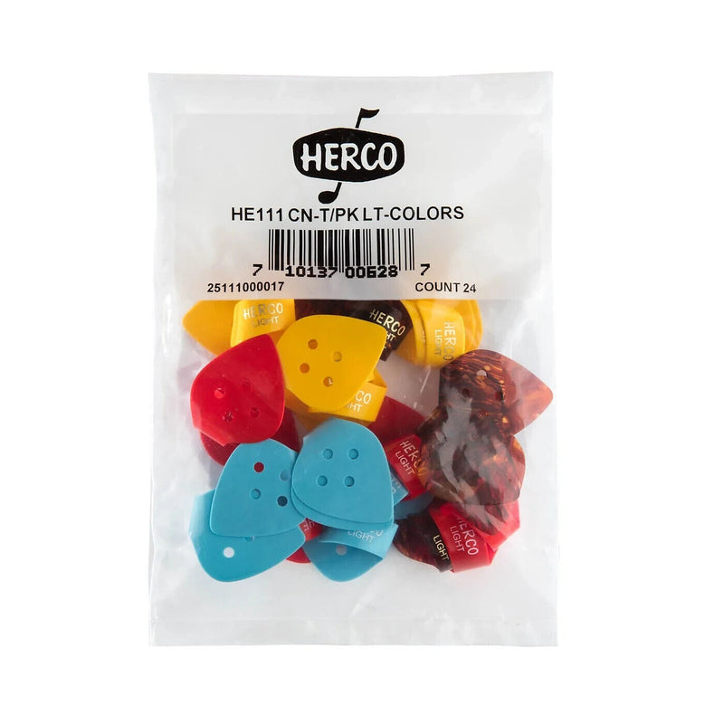 24-Pack of Herco Flat Thumb Picks - Heavy HE111