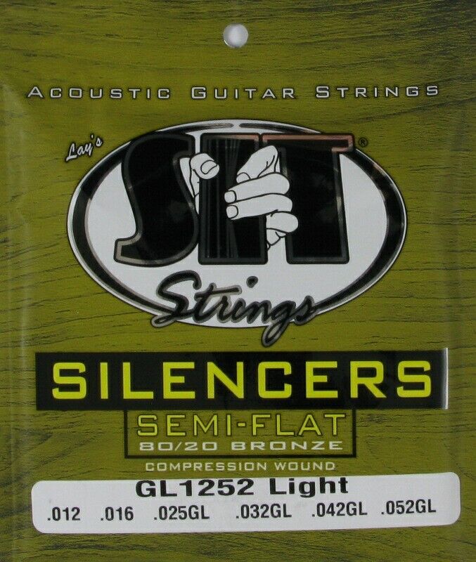 SIT Silencers for Acoustic Guitar GL-1252: Light 12-52