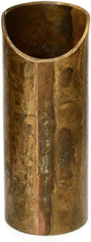 The Rock Slide Aged Brass Guitar Slide - Large