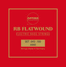 Optima RB Flatwound 4 String Bass Guitar Strings Long Scale 4440.L