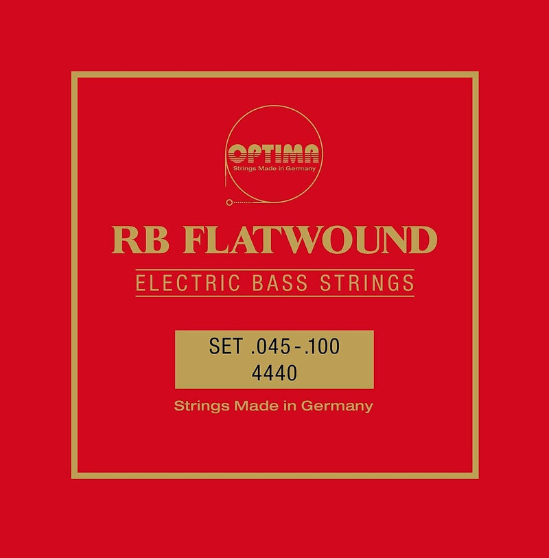 Optima RB Flatwound 4 String Bass Guitar Strings Long Scale 4440.L