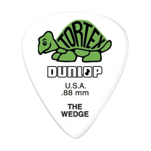 6 Dunlop Tortex, Wedge Picks -  .88mm