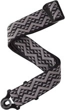 D'Addario Accessories Auto Lock Guitar Strap - Black Geometric (50BAL03)