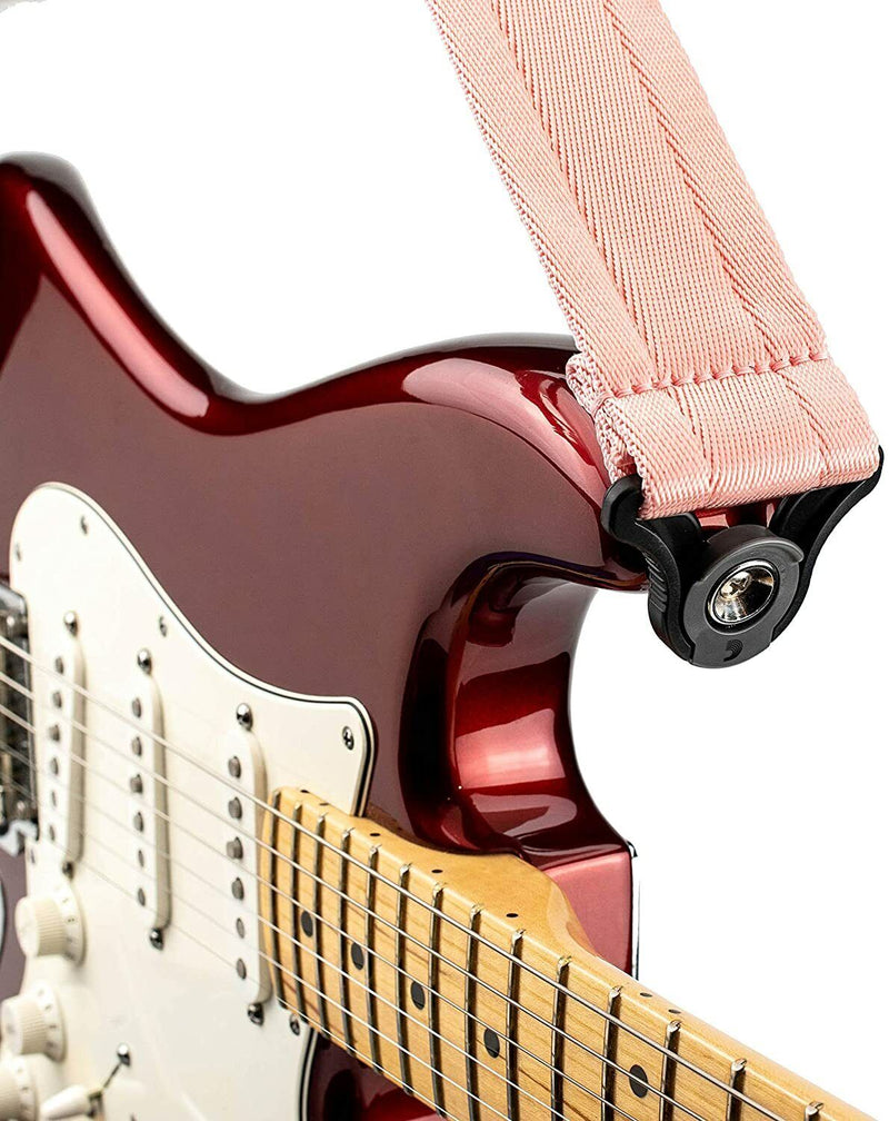 D'Addario Accessories Auto Lock Guitar Strap - New Rose (50BAL06)