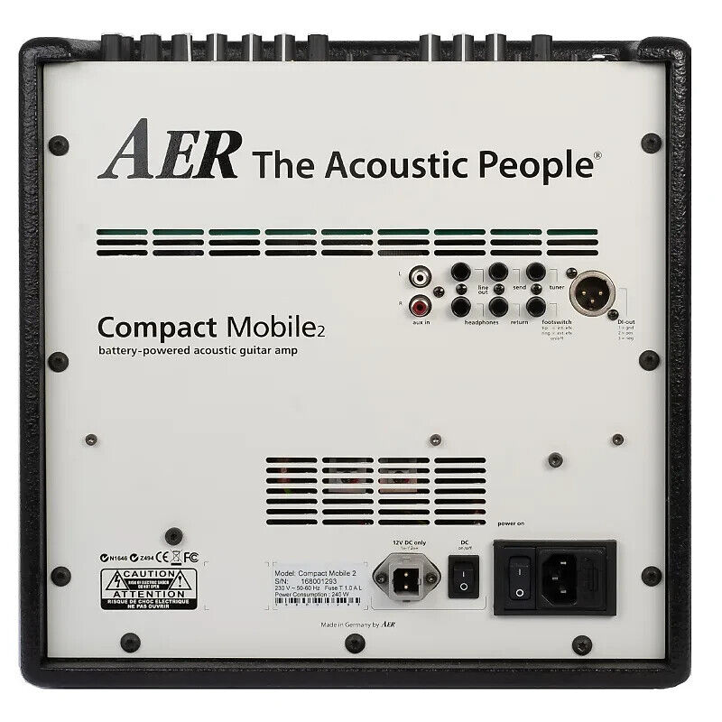 AER Compact Mobile2 60W Battery Powered Acoustic Amplifier