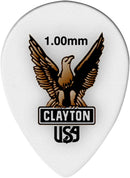 6-Pack of Clayton Acetal Teardrop Picks 1.0mm
