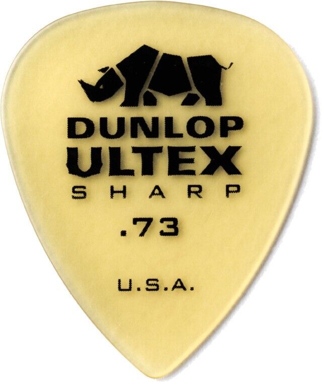 6-Pack of Dunlop Ultex Sharp Picks - .73 mm