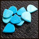 Timber Tones Jazzy Tone Guitar Pick - Turquoise Bone 1  - Single Pick