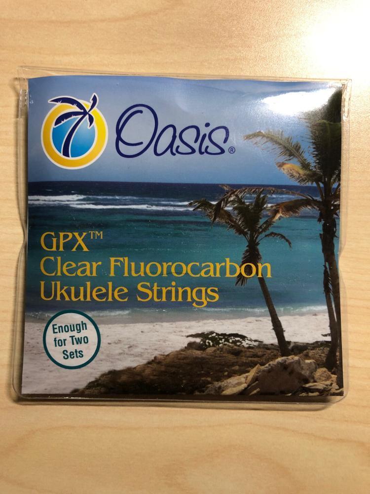 Oasis GPX All Fluorocarbon Ukulele Strings Bright with Low G - Uke 8001F