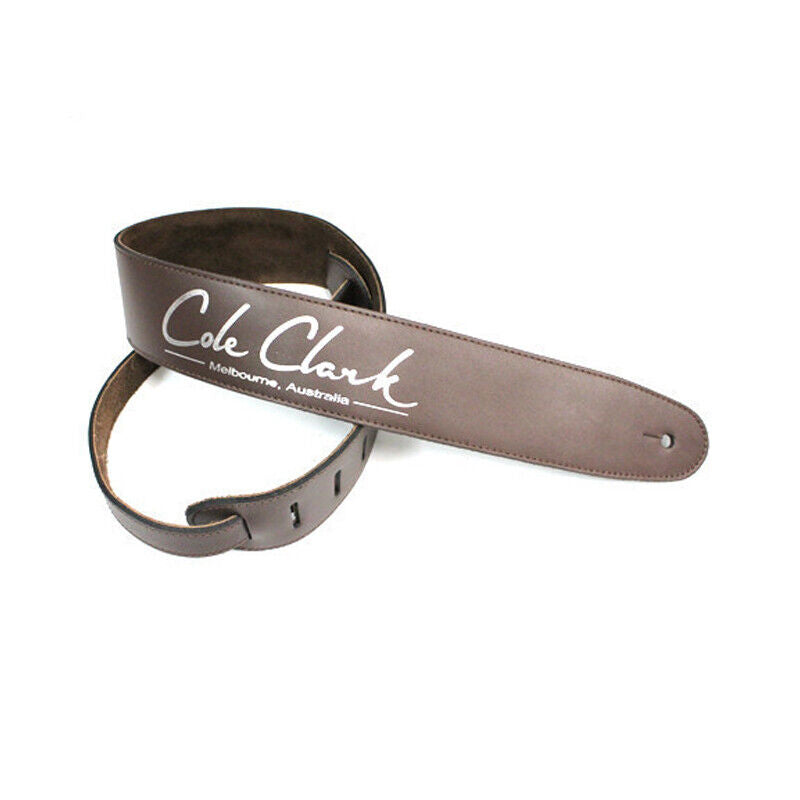 Cole Clark Leather Guitar Strap - Brown