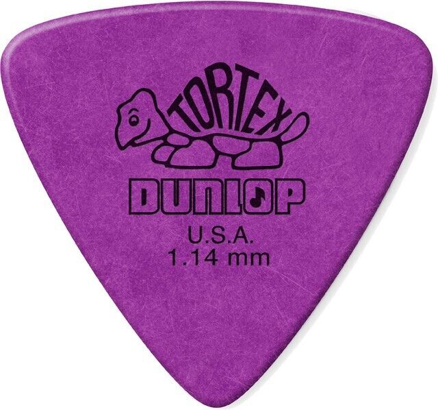 6-Pack of Dunlop Tortex Triangle Picks - 1.14 mm