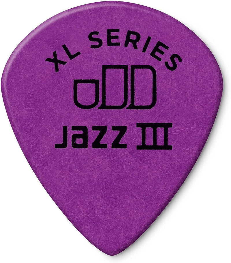 6 Dunlop Tortex Jazz III XL Flat Picks 1.14mm