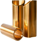 The Rock Slide Polished Brass Guitar Slide - Medium