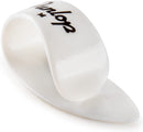 3-Pack of Dunlop White Thumbpicks Medium - Lefty
