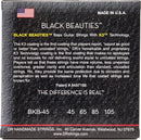 DR Strings Black Beauties-Black Coated Bass Guitar Strings 45-105 (BKB-45)
