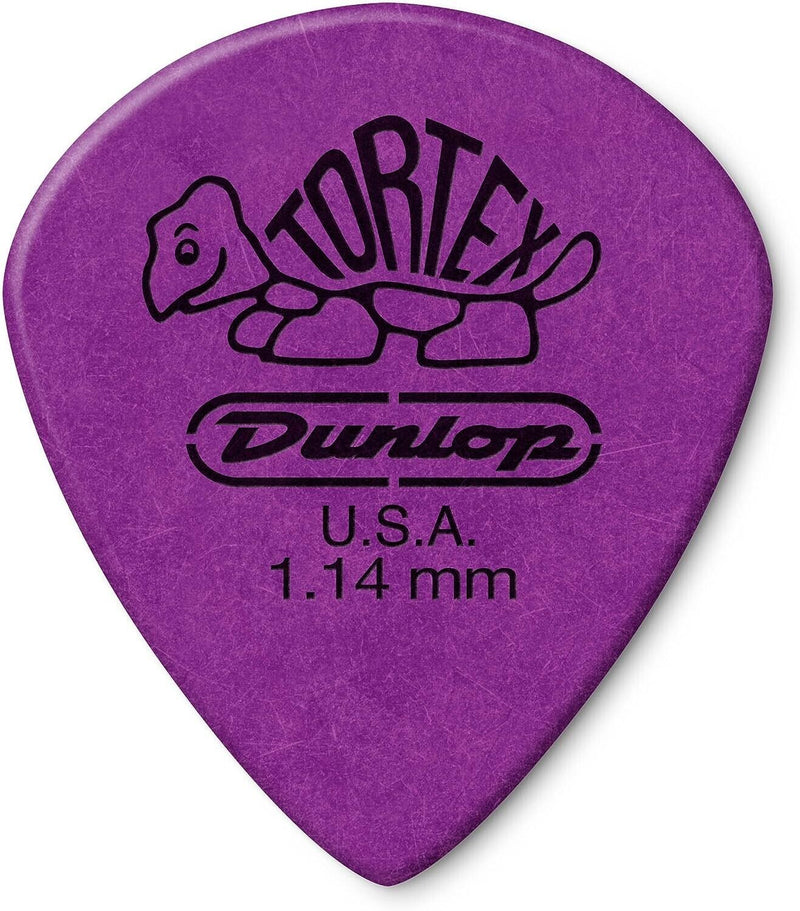 6 Dunlop Tortex Jazz III XL Flat Picks 1.14mm