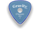 Gravity Classic Master Finish Mini Guitar Pick 2.0mm w Single Round Hole