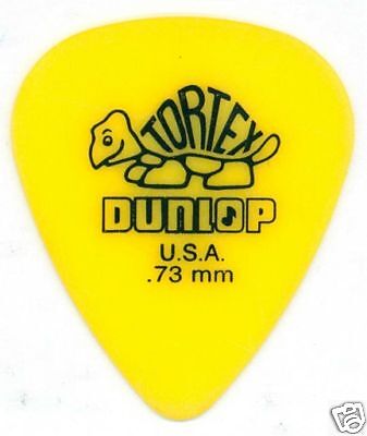 6 Pack of Dunlop Tortex Standard Flatpick .73mm