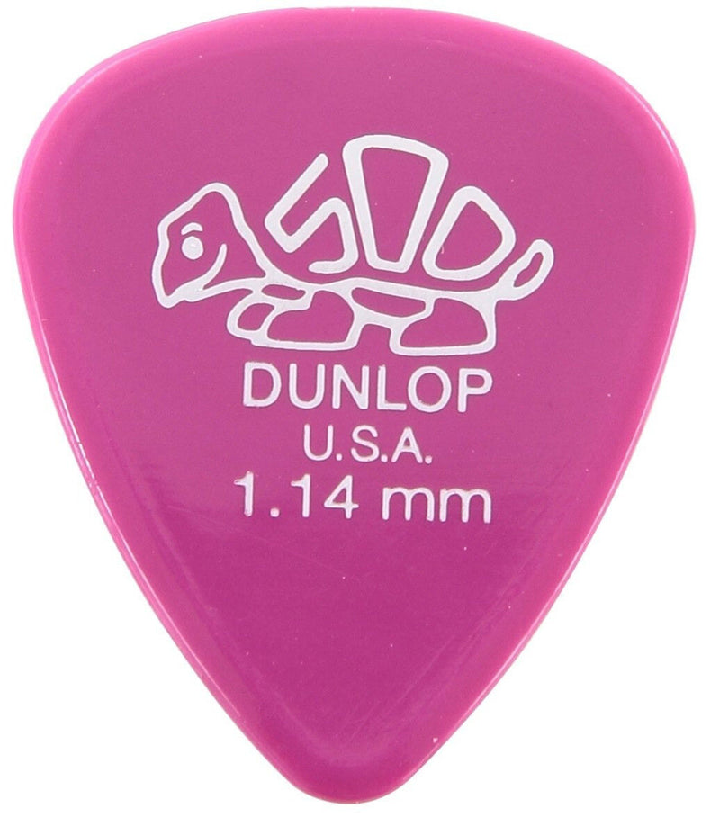 Bag of 12 Dunlop Delrin 500 Picks - 1.14 mm