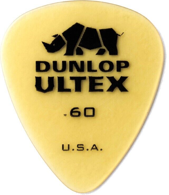 6-Pack of Dunlop Ultex Standard Picks - .60 mm