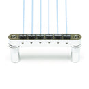 Graph Tech GHOST RESOMAX NV BRIDGE 6MM - GHOST PIEZO SADDLES CHROME PN-8863-C0