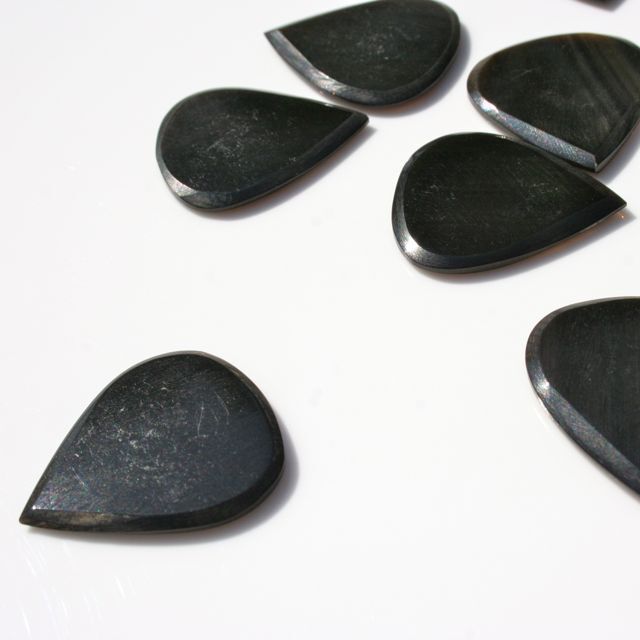 Timber Tones Jazz Tone Guitar Pick - Black Horn  - Single Pick