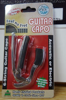 Harris Feel No Fret Chrome Trigger Guitar Capo