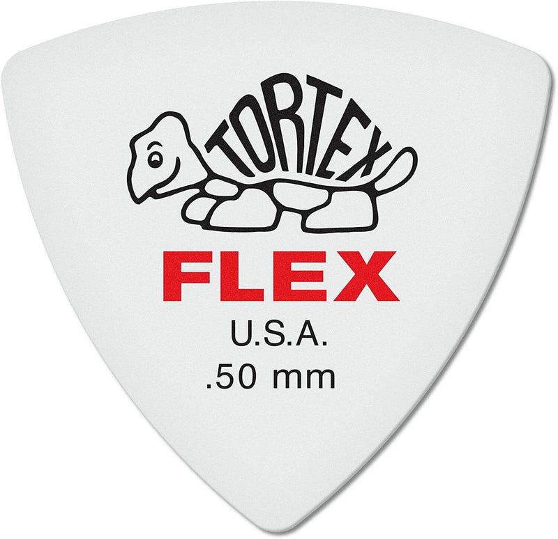 Dunlop Tortex Flex Triangle Guitar Picks .50mm - Bag of 6