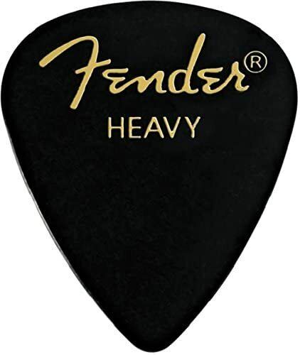 12 Pack of Fender Heavy Black Picks - 351HBK