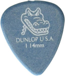 Pack of 6 Dunlop Gator Grip Picks - 1.14mm