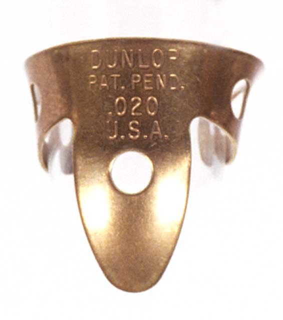 2-Pack of Dunlop Brass Fingerpicks - .020"