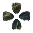 Timber Tones Tiger Tone Guitar Pick - Blue Tiger Eye - Single Pick