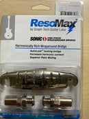 Graph Tech Resomax Sonic 1 One Piece Wraparound Bridge Nickel PM-8595-N0