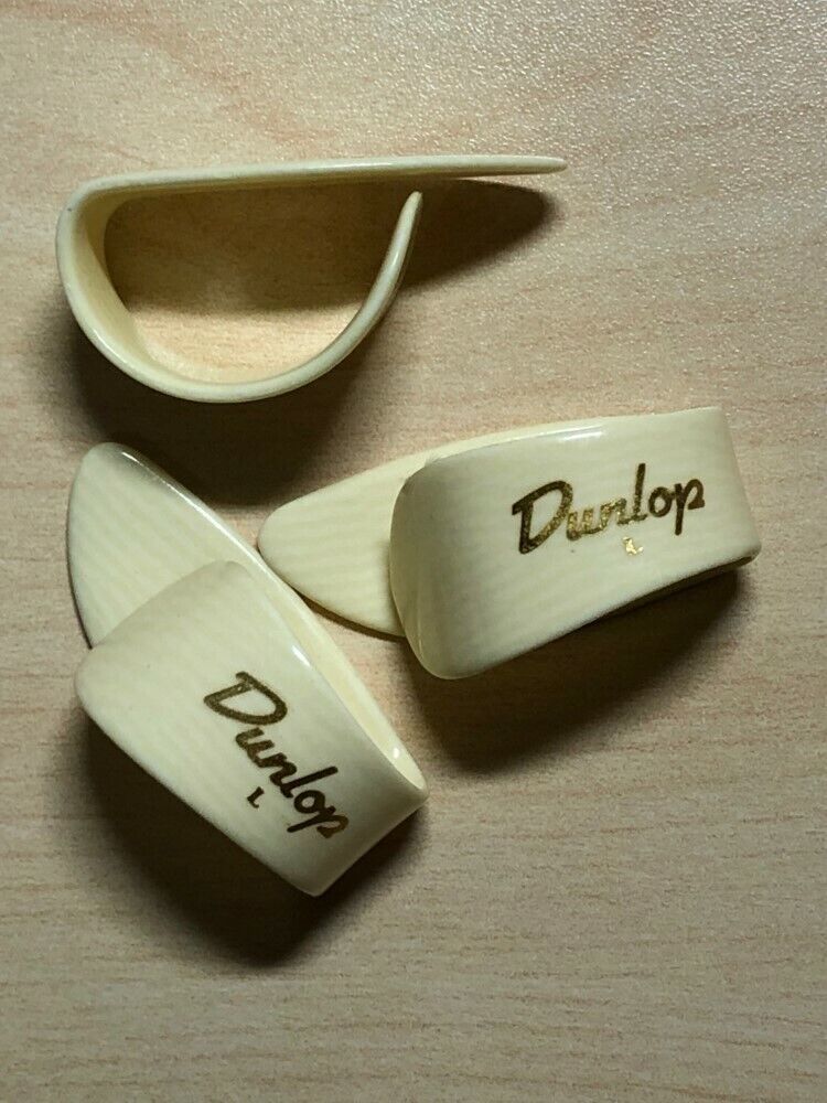 3-Pack of Dunlop Heavies Ivoroid Thumbpicks, Large